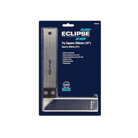 Eclipse Tools 10-in Try Square ETRYS250