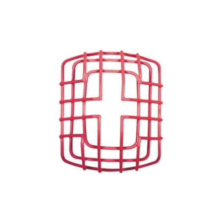 Safety Technology International Wire Cage, Steel, Flush Mount, 6 1/8 in W x 7 3/8 in H x 3 3/8 in D, Red STI-9705-R