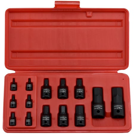 Neiko Impact Hex Bit Socket Set, Metric, CrMo Steel 01141B