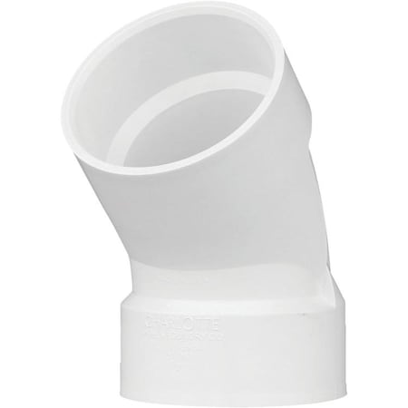 Charlotte Pipe And Foundry PVC 003211200HA 3IN 45 ELBOW PVC DWV PVC 00321 1200HA