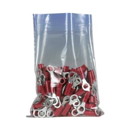 Zoro Select Open-Ended Bag, 3 mil, Clear, Twist Tie, 1000 PK PB710