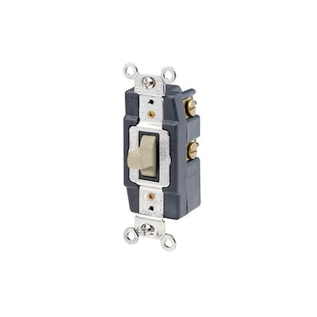 Leviton WallSwitch, 1-Pole, 3 Position, CenterOff 1256-I