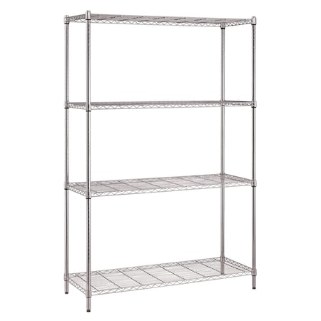 Non-Branded 18in x 36in x 72in Light Duty Wire Shelf Kit WSKIT183672