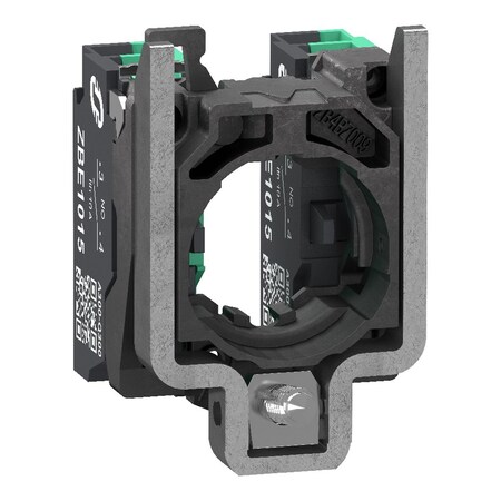 Schneider Electric Harmony XB4, Body Contact, 2 NO, Metal, Fixing Collar, Push-In Terminals ZB4BZ1035