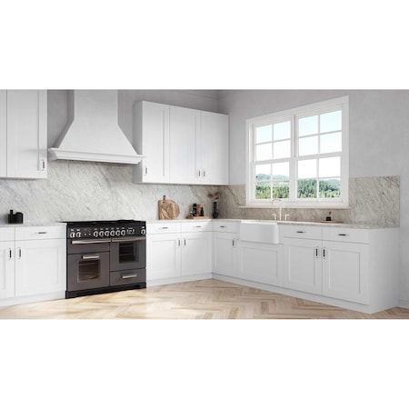 Designperfect 5 1/16'' Center-to-Center Barrel Pull DPA-T964BLKSBN