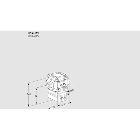 Honeywell Kromschroder REGULATOR, PRESS, AIR/GAS RATIO, 1 RP KROM KS88025365