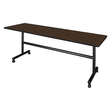 Regency Kobe Flip-Top Training Nesting Table, 84 in W, 24 in L, Neo Walnut MKFT8424NW