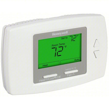 Honeywell Fan Coil Thermostat, Line Voltage, White TB6575A1000/U