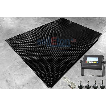 Selleton Scales Industrial Floor Scale, 5 ft x 8 ft, 1000 - 10000 lb SL-700-5X8-10K