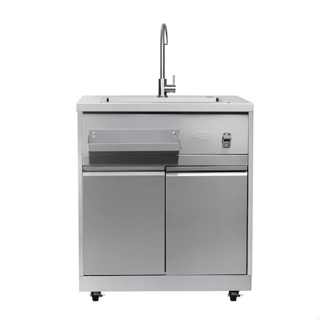 Koolmore 32 in. Sink with Cabinet in Stainless-Steel for Outdoor Kitchen KM-OKS-SWC KM-OKS-SWC