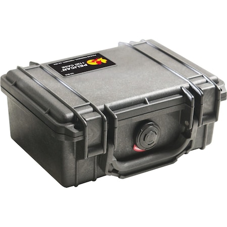 Pelican Black Protective Case, 8.41"L x 6.76"W x 3.8"D 1120NF