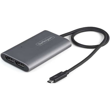 Startech.Com THUNDERBOLT 3 TO DUAL DISPLAYPORT 1.4 ADAPTER - DUAL 4K 60HZ/1440P/1080P OR 1X 8 TB32DP14