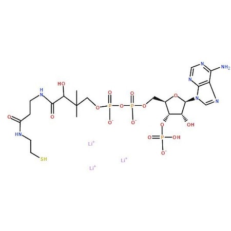 Ak Scientific Coenzyme A trilithium salt (25mg), CAS 18439-24-2 6547AH-25mg