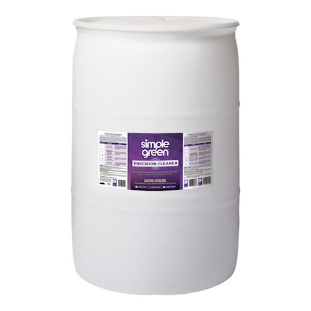 Simple Green Precision Cleaner, Drum, 55 gal, Unscented 0100200113459