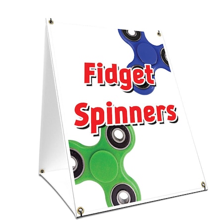 Signmission Fidget Spinners, 24 Inch x 18 Inch A-frame Yard Sign, Plastic Sign SBC-1824-Fidget Spinners
