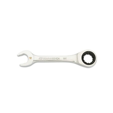 Gearwrench Stubby Combination Ratchet, 12 Pt, 12 mm 86842