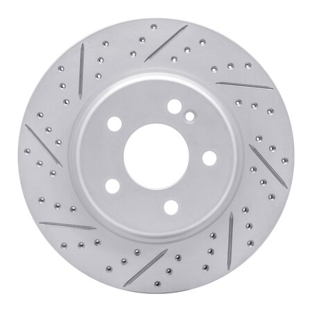 Dynamic Friction Co DFC Geoperformance Rotor - Drilled and Slotted 830-63118L