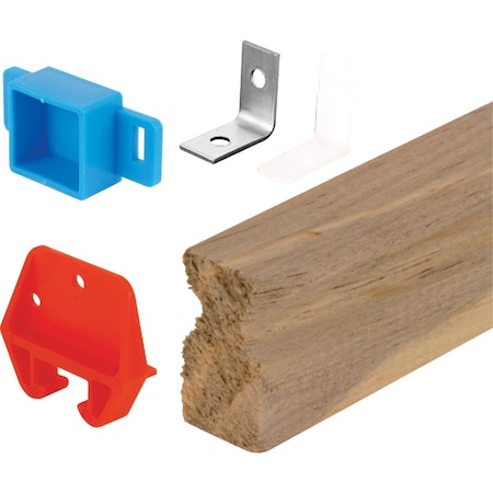 Prime-Line Wood 24 Top or Bottom Drawer Track Kit R 7144