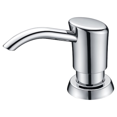 Anzzi Florence 12 oz. Bottle Soap Dispenser in Polished Chrome SO-AZ001CH