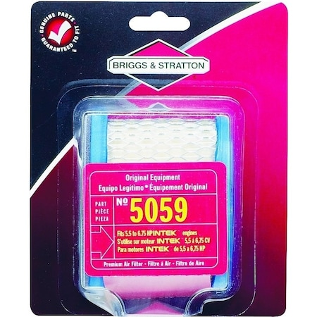 Briggs & Stratton Air Filter with PreCleaner, Paper Filter Media 5059K