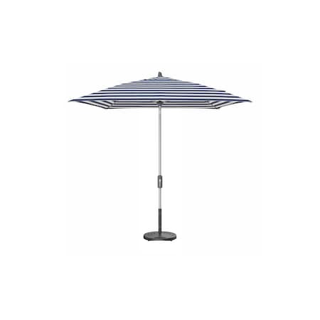 Treasure Garden 7.5 ft Square Patio Umbella, aluminum, fiberglass ribs, outdoor, Kinzie Royal Stripe UM847SQ-SS 6733 Kinzie Royal Stripe
