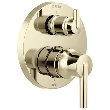 Delta Trinsic Diverter Trim 6-Setting  In Polished Nickel T24959-PN