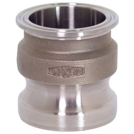 Dixon Cam and Groove, AdapterxClamp End, SS, 3" RE300SE