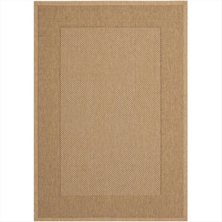 Safavieh 4 ft. x 5 ft. -7 in. Small Rectangle Indoor-Outdoor Courtyard- Natural and Gold- Machine Made Rug CY7987-39A5-4