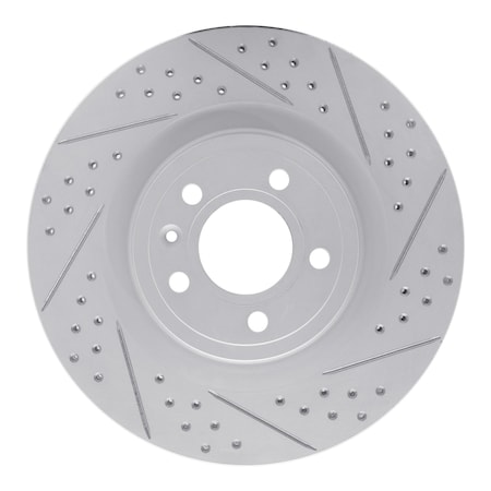 Dynamic Friction Co DFC Geoperformance Rotor - Drilled and Slotted 830-54065R