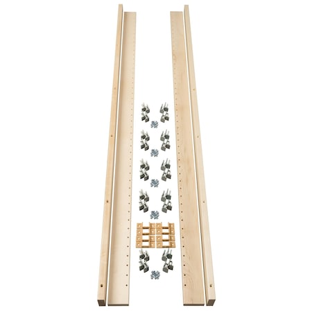 Century Components X Bracket KIT 260-2-1/2 X 58-9/16 with Pilasters and Hardware, Enough to SIGXB550W