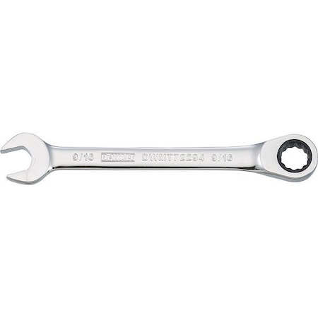 Dewalt Combination Wrench, Ratcheting, 9/16 Inch DWMT72294OSP