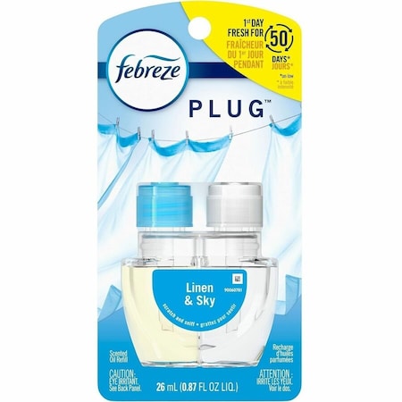 Febreze Linen & Sky Air Freshener Refill, 2-Count 74901