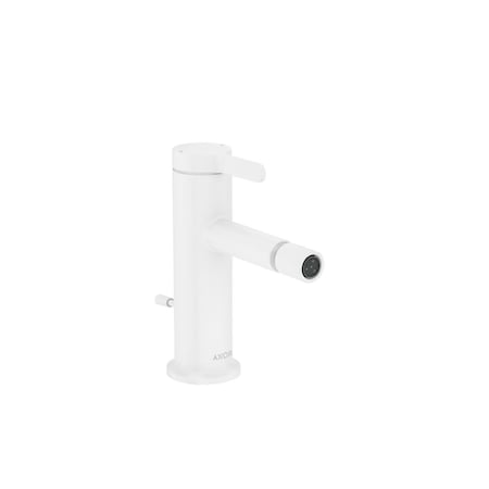 Axor One Single-Hole Bidet Faucet with Lever Handle in Matte White 48210701