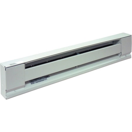 Tpi 2900S Series Baseboard Heater, 4236 A, 208240 V, 34132550 Btuhr BTU, Ivory H2910-048S