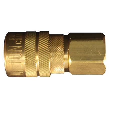 Milton M Style Industrial Coupler, 3/8" FNPT S-718