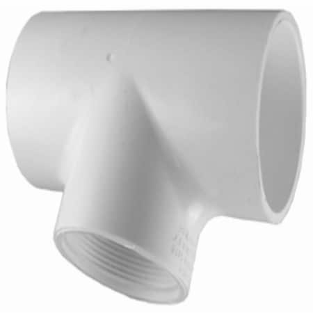 Cool Kitchen 31455 0.5 in. White Slip x Slip x Thread Tee, 10PK CO844204