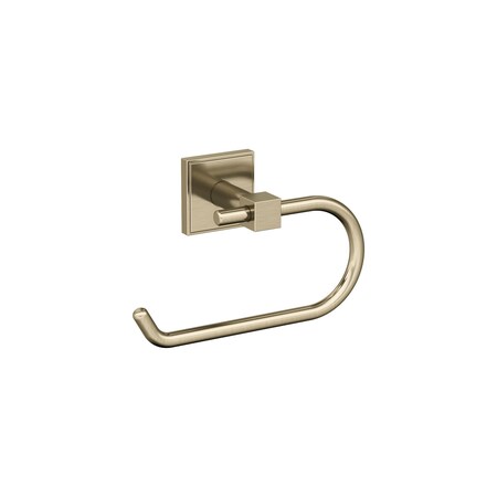 Amerock Appoint Golden Champagne Traditional Single Post Toilet Paper Holder BH36071BBZ