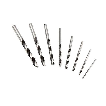 Bora Portamate 8 Piece Brad Point Drill Set - 3 x 10 mm FSF-328094