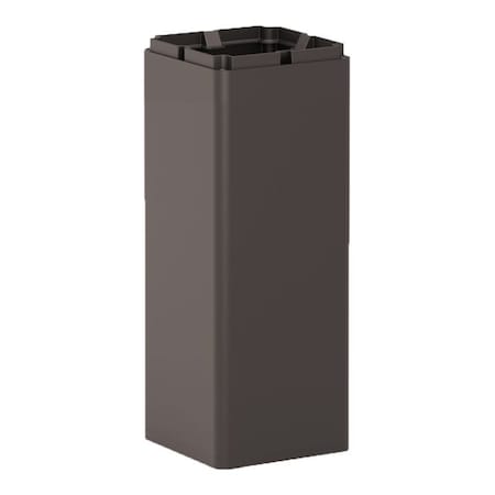 Westgate G8 BOLLARD 20in SHAFT BRZ, RAL8019 BOL-G8-SHAFT-20-BR
