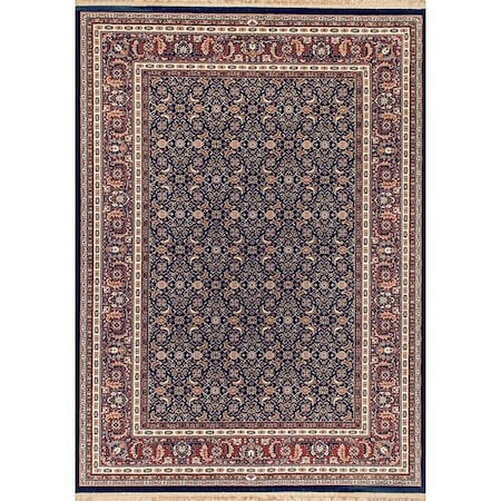 Dynamic Rugs Brilliant 7 ft. 10 in. x 11 ft. 2 in. 72240-520 Rug - Navy BR91272240520