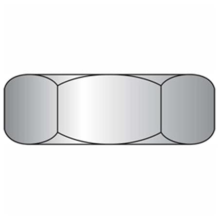 Brighton-Best Nylon Insert Lock Nut - 0.44 -14 in. - NE - Steel - Zinc Yellow - Grade C - Pack of 100, 100PK B2101342
