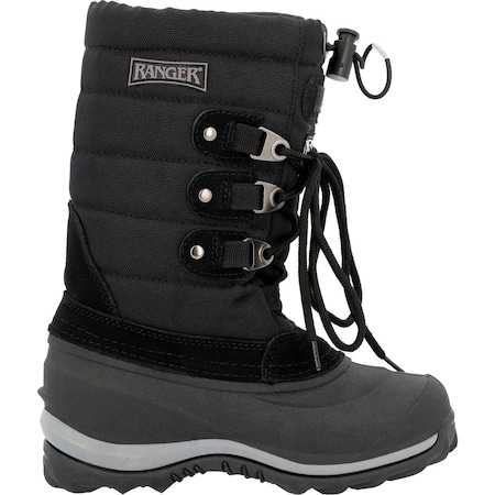 Ranger Youth Winter Boot, 4 M, Leather, 11 in H RPC310