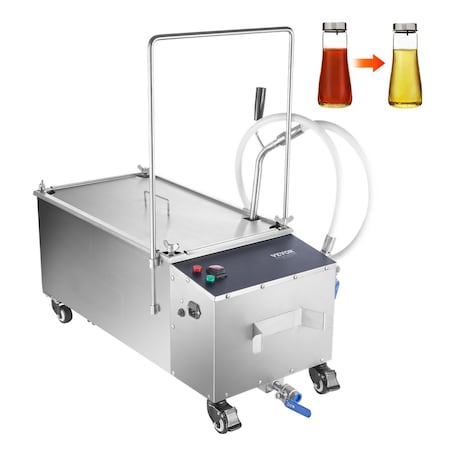 Vevor Fryer Oil Filter Commercial Cooking Oil Filtration System 55L Capacity LYC-55L