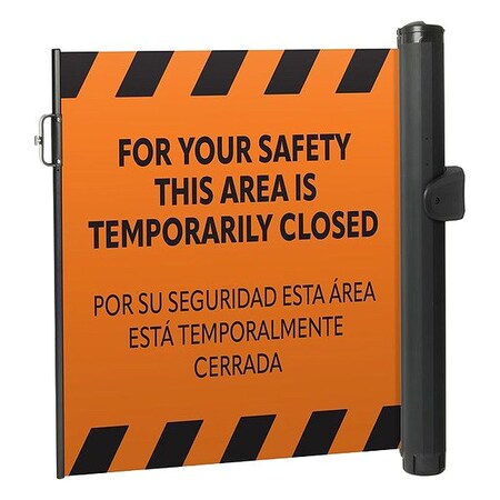 Modus Mounted Barrier, Orange Belt, Black Frame ZP+MPP-O-FML