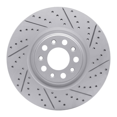 Dynamic Friction Co DFC Geoperformance Rotor - Drilled and Slotted 830-16012R
