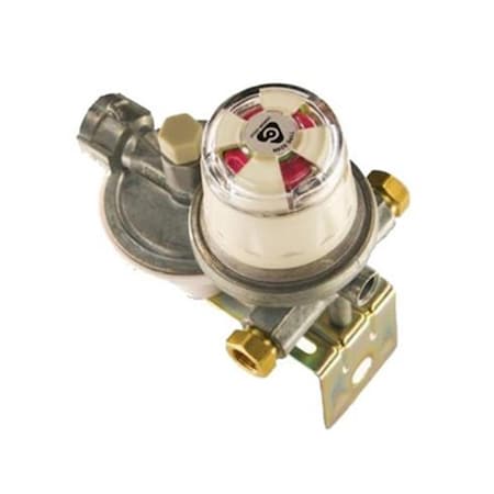 Hard Top 0.25 in. Propane Regulator with Shutoff Valve HA360060