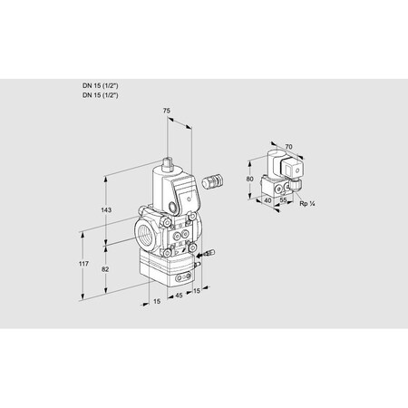 Honeywell Kromschroder VAG115R/NWBE KS88005038