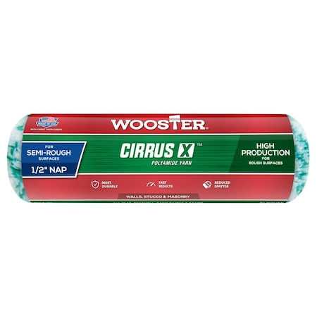Wooster Paint Roller Cover, 1.5 in. Dia. R184-9