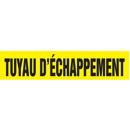 Accuform FRENCH PIPE MARKER TUYAU CRPK308STB