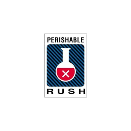 Bubblefast 4 x 6'' - ''Perishable Rush'' Labels BFDL1600